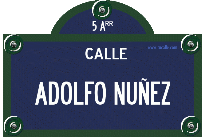 cartel_de_calle-de-ADOLFO NUÑEZ_en_paris